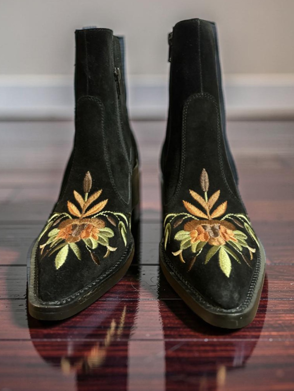 Jeffrey Campbell Bandits Black Suede Multi - Picture 11 of 12